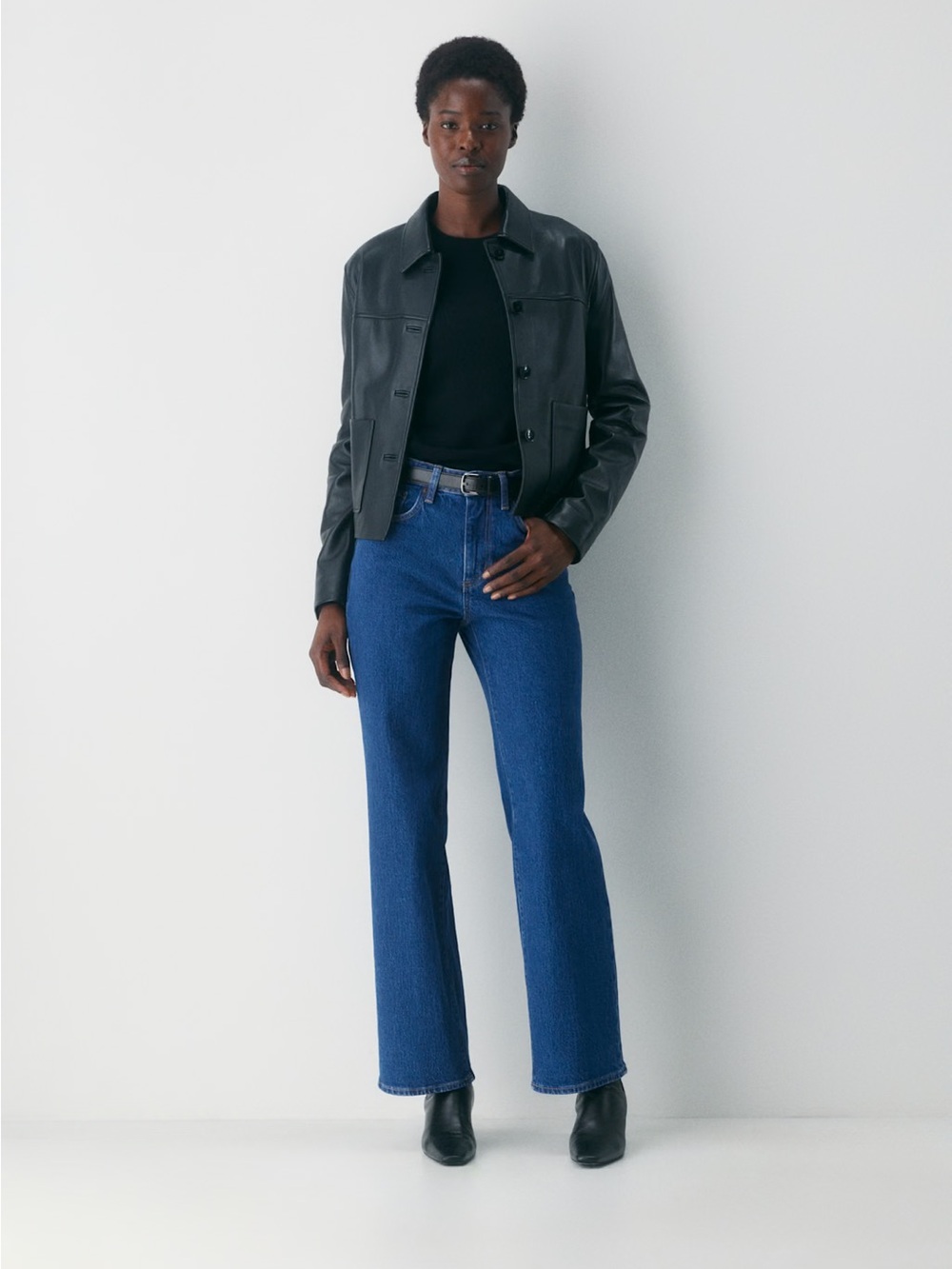BNWT $110 Aritzia Denim Forum High Rise Curve-Fit Jeans - Picture 6 of 12